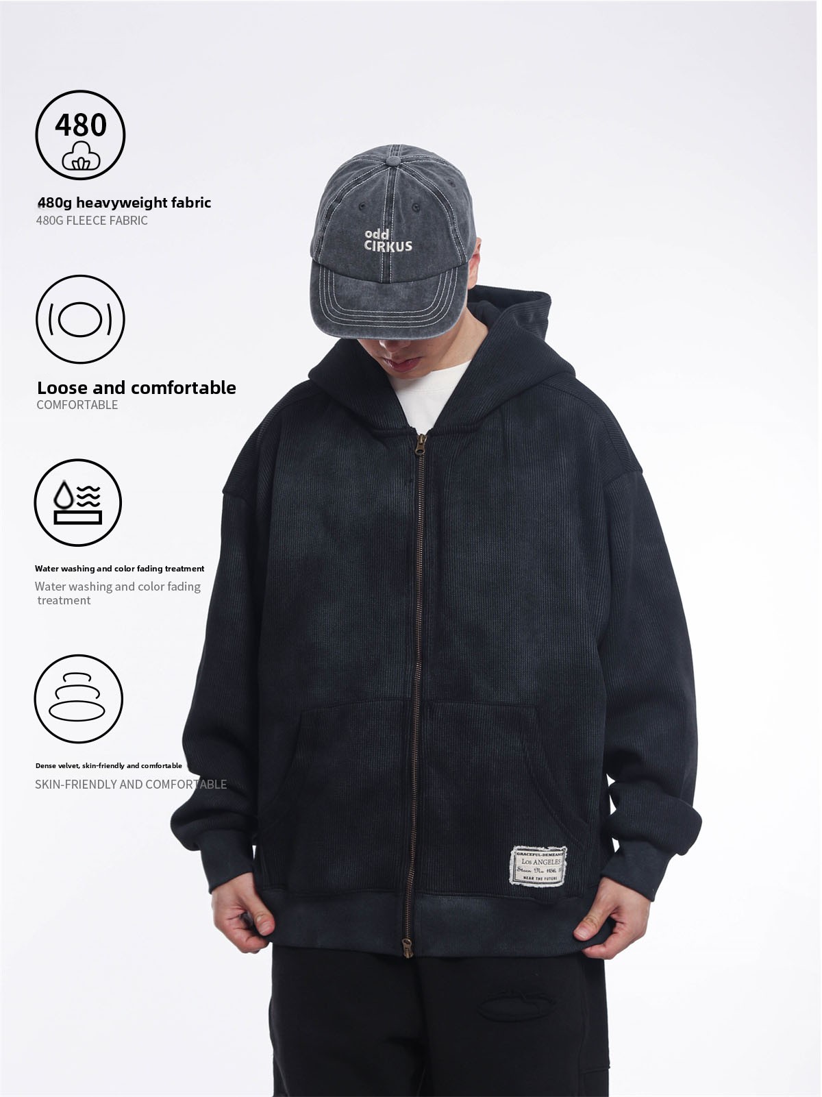 Streetwear Brand Japanese - Retro Japon Stili Ağır Siklet 480g