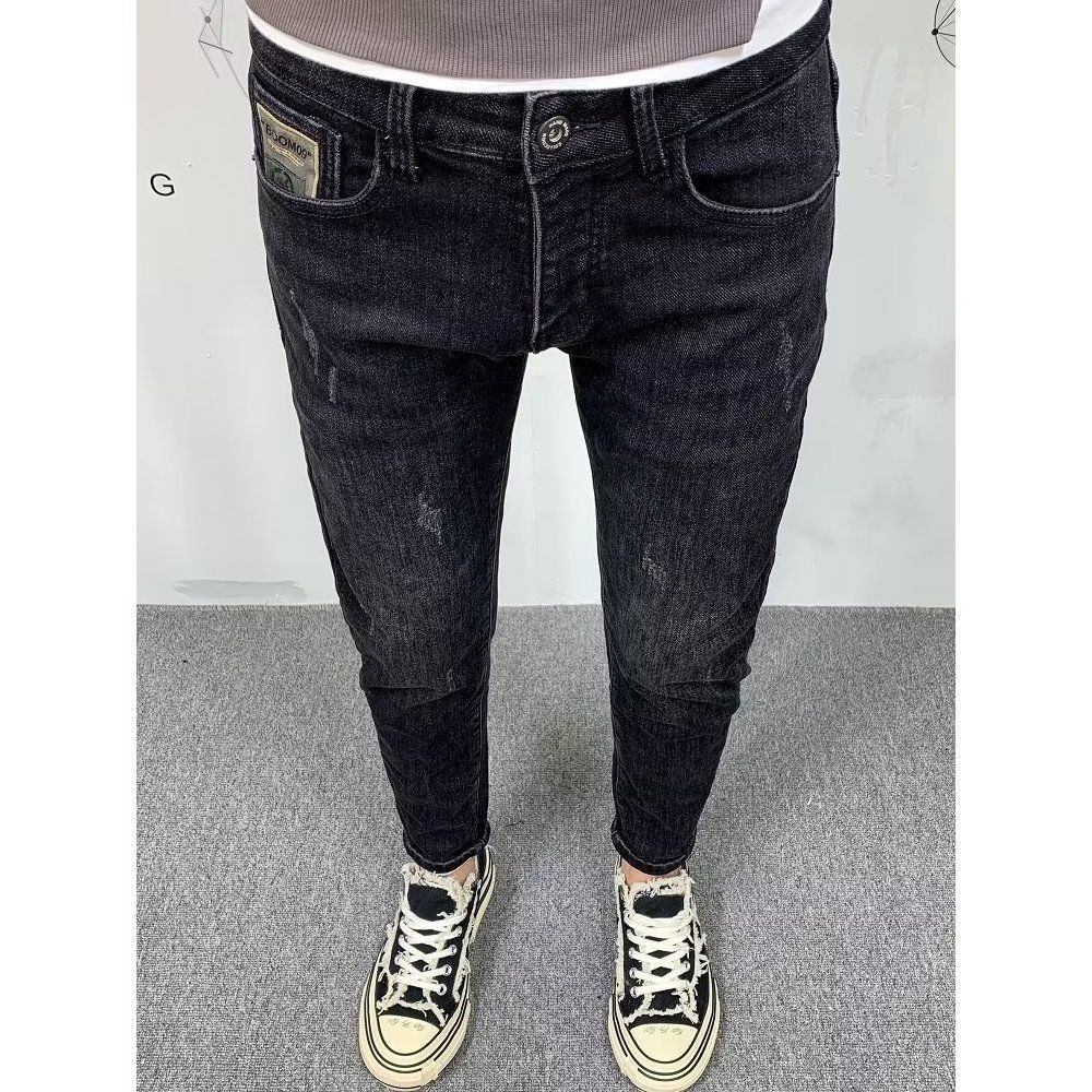 Streetwear Brand Jeans - Yeni moda bahar sonbahar erkek Slim