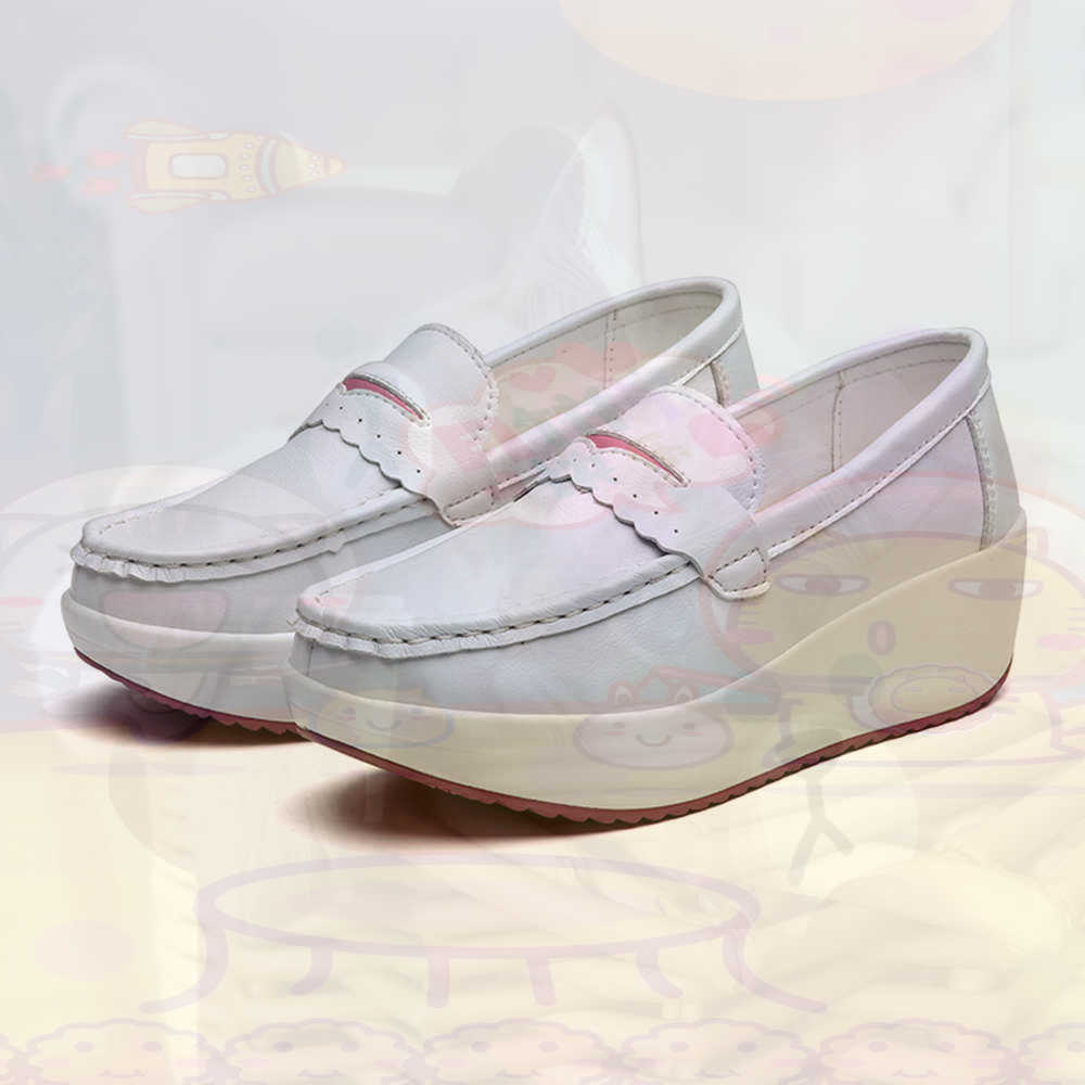 Streetwear Brand Name - Platform Kış Pembe Spor Ayakkabı Tenis
