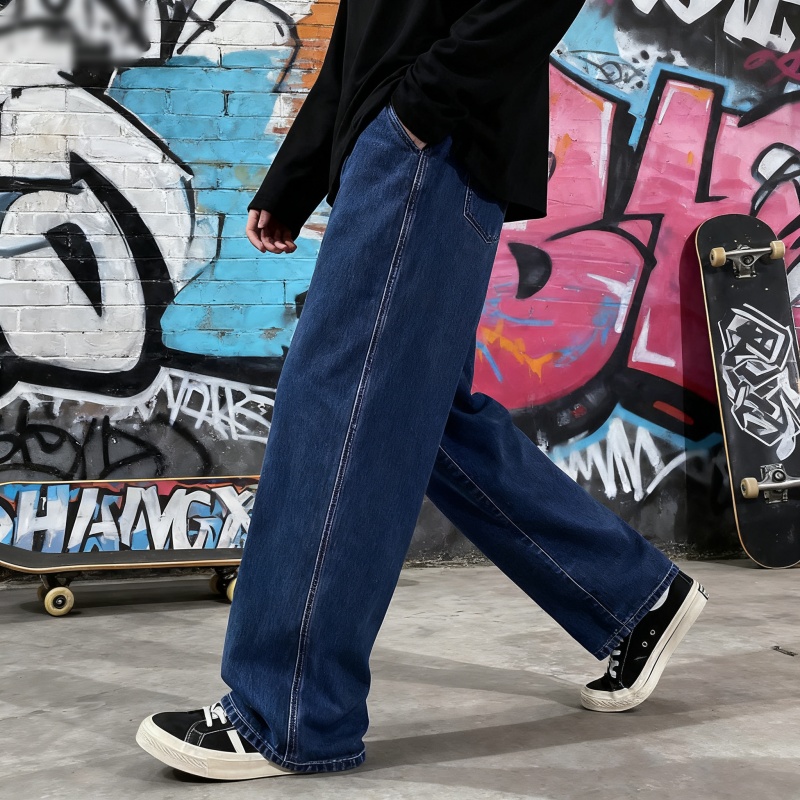 Streetwear Brand Jeans - 2025 Yeni Sokak Modası Bol Paça