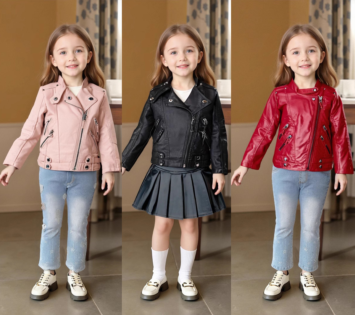 2-12Y Kızlar Noel Pembe Kırmız - Streetwear Brand Red Logo incelemesi ve fiyatı